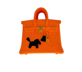 Orange birk bag